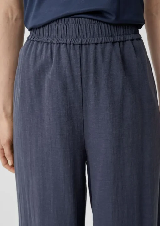 Relaxed: Culotte aus Leinenmix