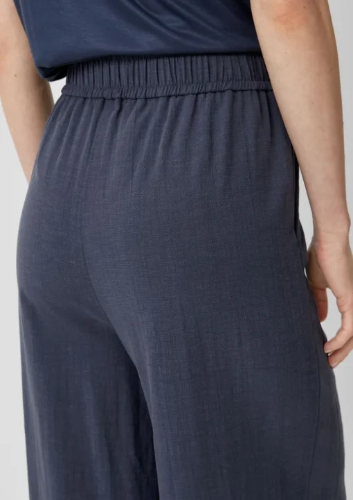 Relaxed: Culotte aus Leinenmix