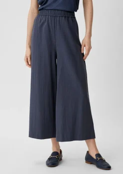 Relaxed: Culotte aus Leinenmix