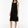 Ärmelloses Jersey-Kleid in A-Linien-Form