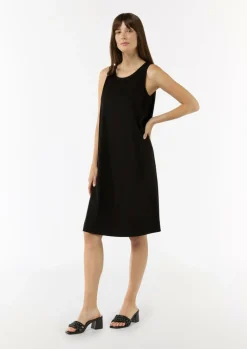 Ärmelloses Jersey-Kleid in A-Linien-Form
