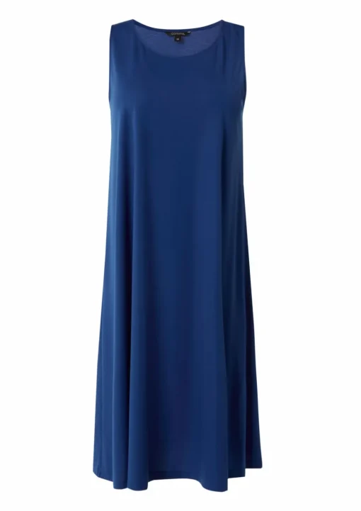 Ärmelloses Jersey-Kleid in A-Linien-Form