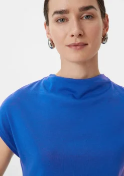 Ärmelloses Shirt aus Strickjersey