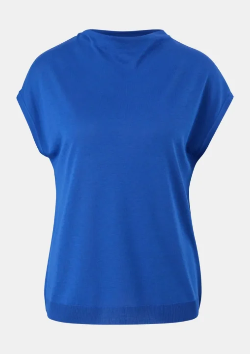 Ärmelloses Shirt aus Strickjersey