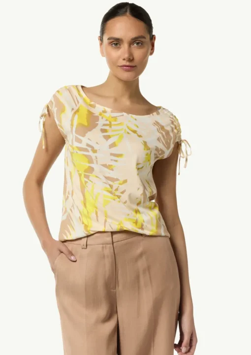 Ärmelloses Shirt mit Schleifendetail