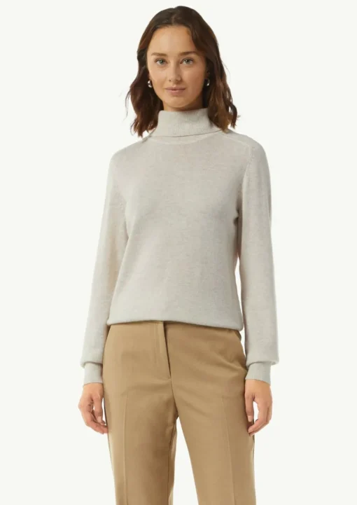 Rollkragenpullover aus Kaschmirmix