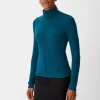 Rollkragenpullover aus Viskosemix
