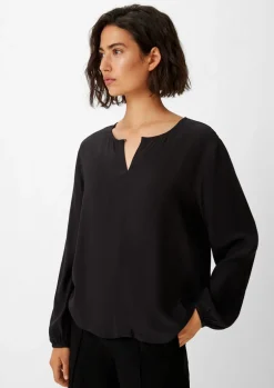 Satinbluse aus Viskose
