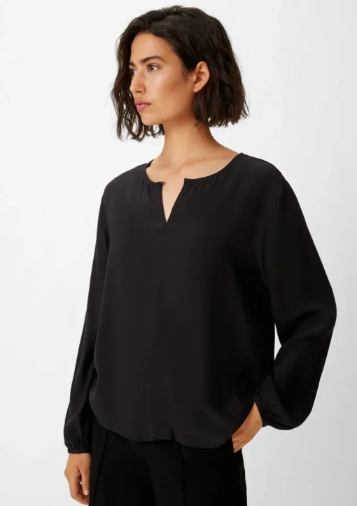 Satinbluse aus Viskose