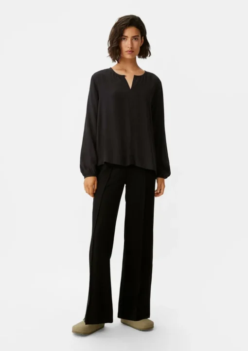 Satinbluse aus Viskose