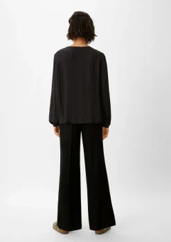 Satinbluse aus Viskose