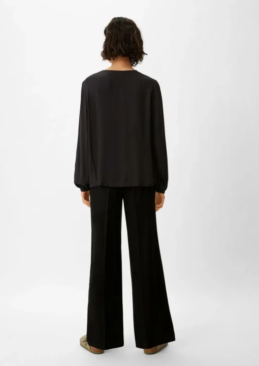 Satinbluse aus Viskose
