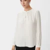 Satinbluse aus Viskosemix