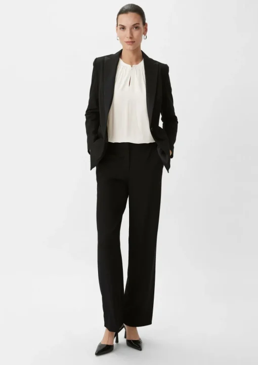 Satinbluse aus Viskosemix