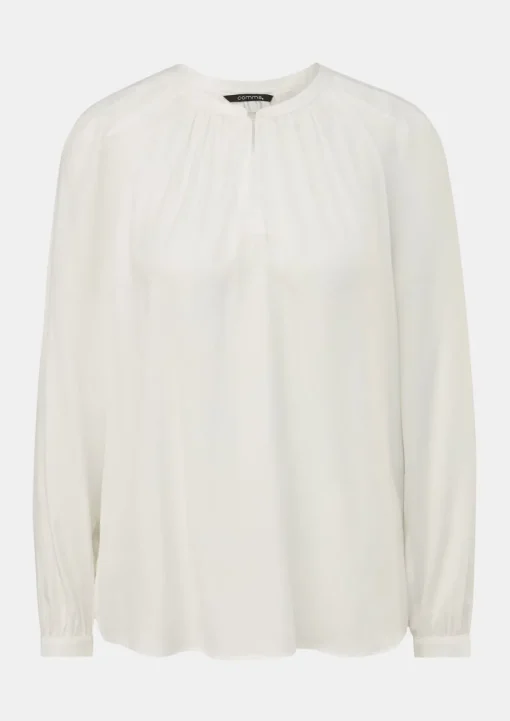 Satinbluse aus Viskosemix