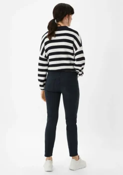Satinhose mit Skinny Leg