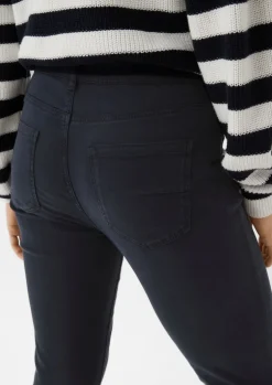 Satinhose mit Skinny Leg
