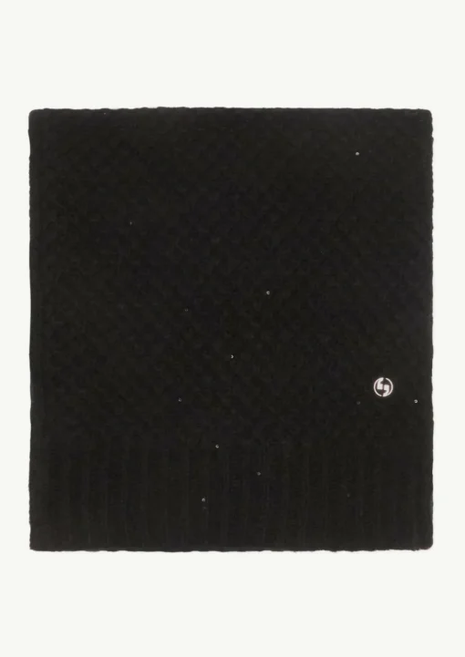 Schal mit Pailletten-Details