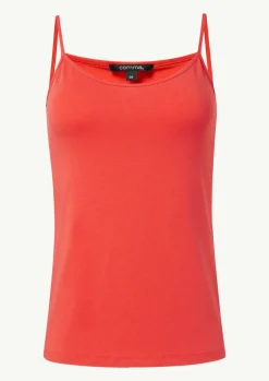 Schmal geschnittenes Jerseytop mit verstellbaren Trägern