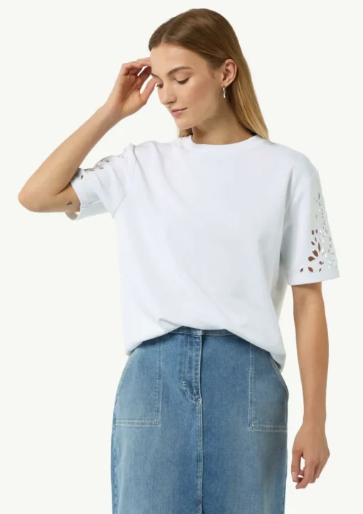 Scuba-Sweatshirt mit kurzen Ärmeln