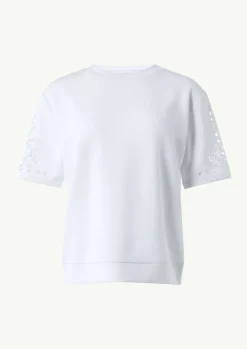 Scuba-Sweatshirt mit kurzen Ärmeln