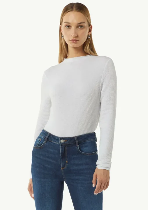 Seersucker-Shirt im Slim Fit