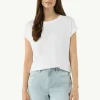 Shirt aus Jersey mit Ketten-Naht und Logo-Detail