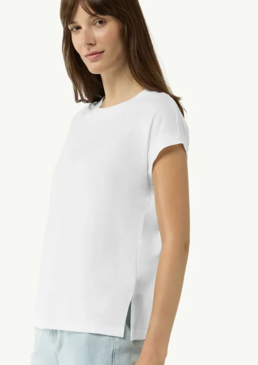 Shirt aus Jersey mit Ketten-Naht und Logo-Detail