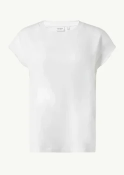 Shirt aus Jersey mit Ketten-Naht und Logo-Detail