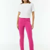 Skinny Jeans mit geschlitztem Saum