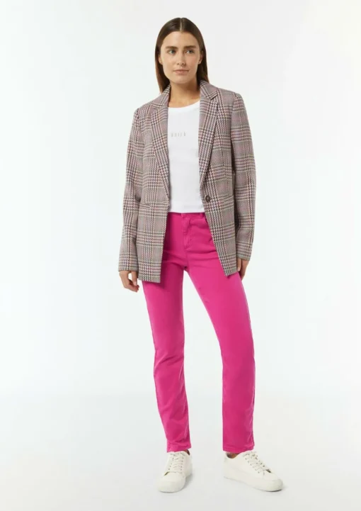 Skinny Jeans mit geschlitztem Saum