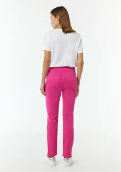 Skinny Jeans mit geschlitztem Saum