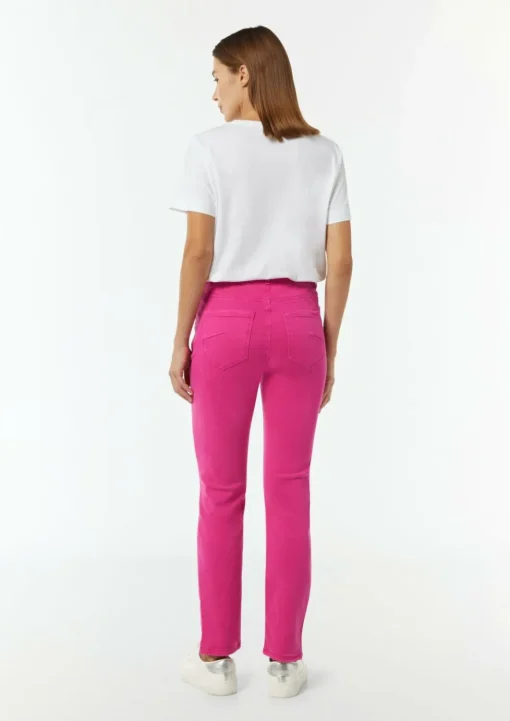 Skinny Jeans mit geschlitztem Saum