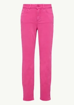 Skinny Jeans mit geschlitztem Saum