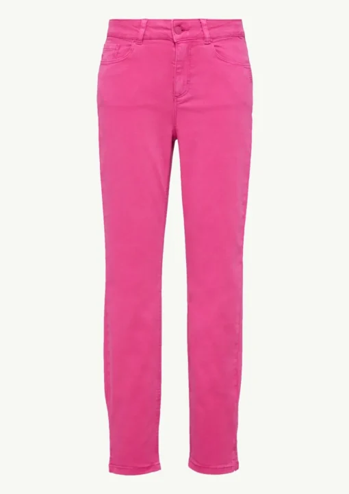 Skinny Jeans mit geschlitztem Saum