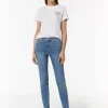 Skinny: Jeans mit Saum zum Aufrollen