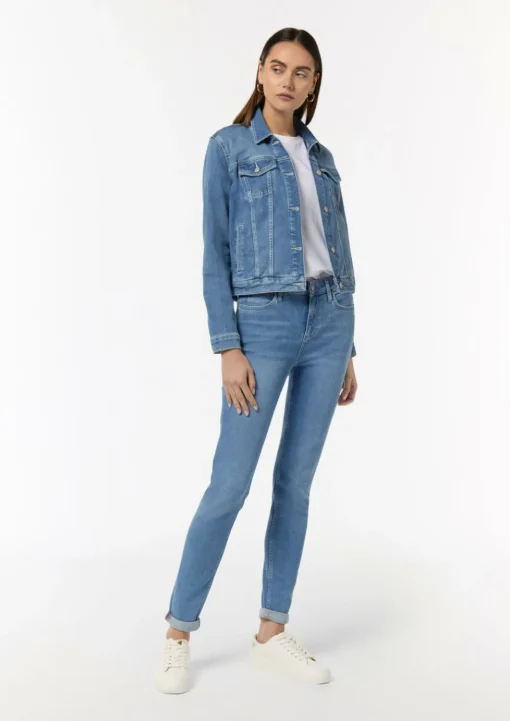 Skinny: Jeans mit Saum zum Aufrollen