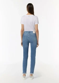 Skinny: Jeans mit Saum zum Aufrollen