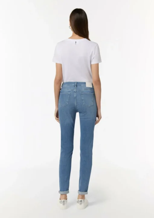 Skinny: Jeans mit Saum zum Aufrollen