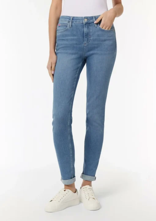 Skinny: Jeans mit Saum zum Aufrollen