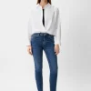 Skinny: Jeans mit Waschung