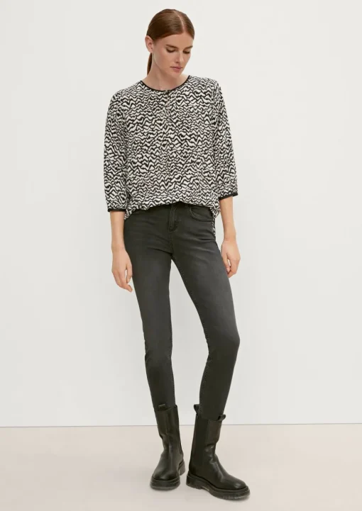 Skinny: Jeans mit Waschung