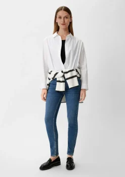 Skinny: Jeans mit Waschung