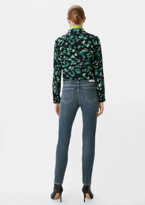 Skinny: Jeans mit Waschung