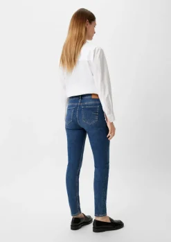 Skinny: Jeans mit Waschung