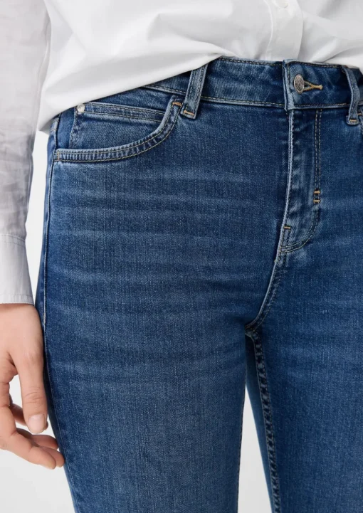 Skinny: Jeans mit Waschung