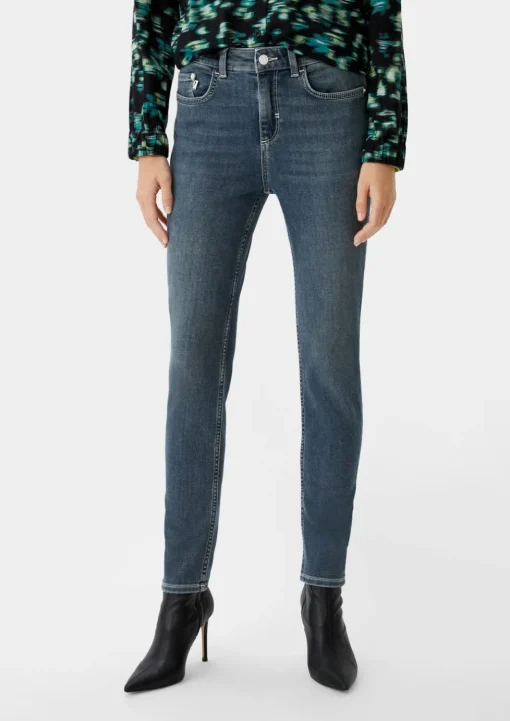 Skinny: Jeans mit Waschung