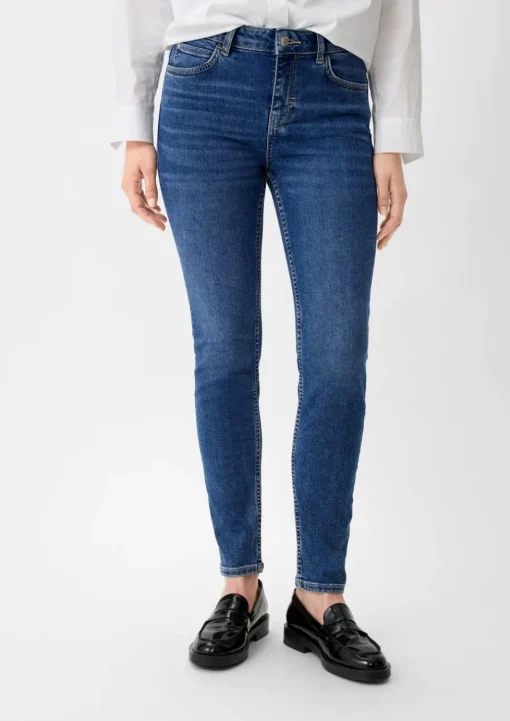 Skinny: Jeans mit Waschung
