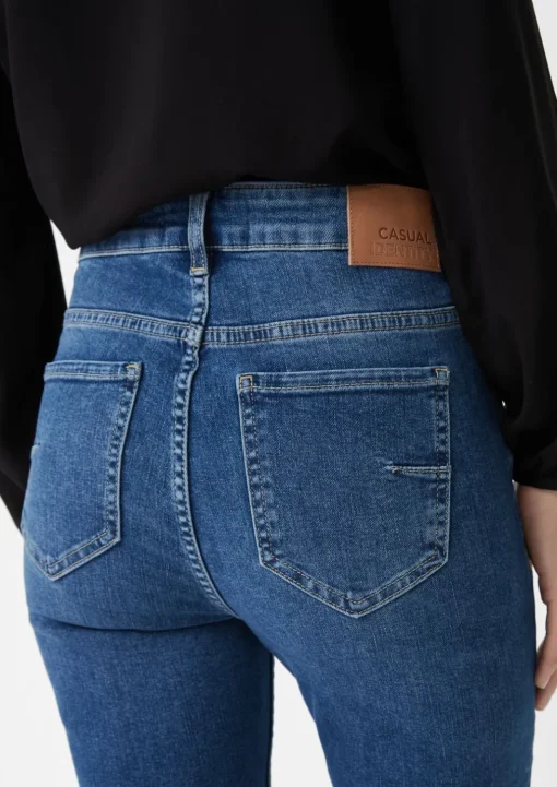 Skinny: Jeans mit Waschung