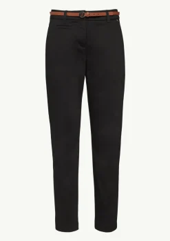 Slim: Chino-Hose mit Gürtel